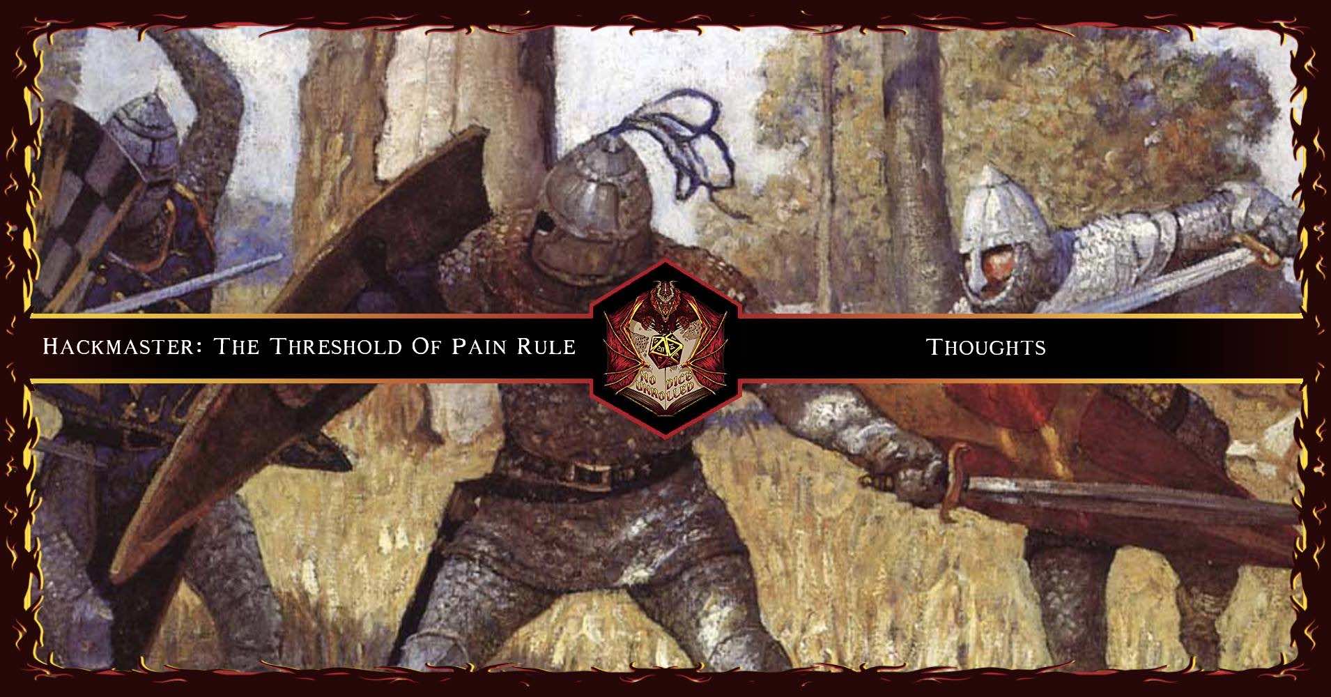 Hackmaster: The Threshold Of Pain Rule | Thoughts