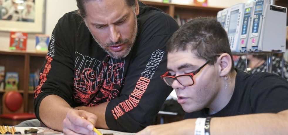 Joe Manganiello dungeon master at Pittsburgh children’s hospital