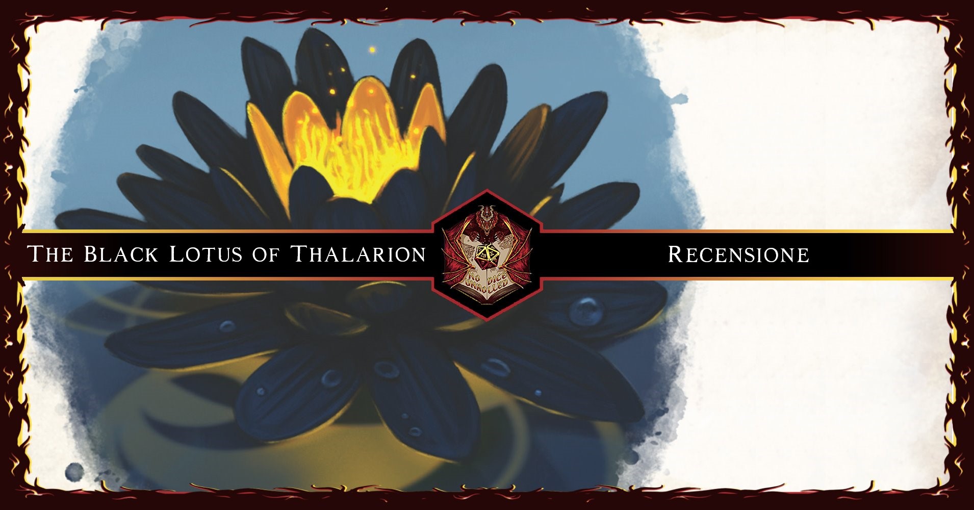 The Black Lotus of Thalarion [ D&D5e ] | Recensione